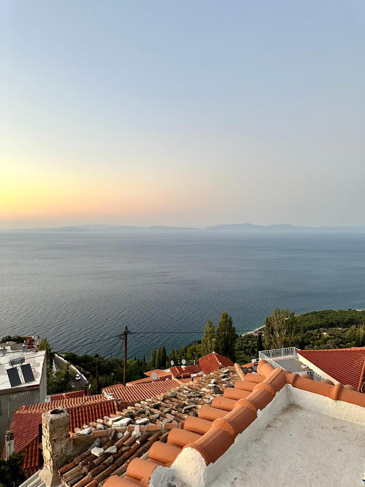 Άκρη Του Κόσμου Vila Ampelos  Exterior foto